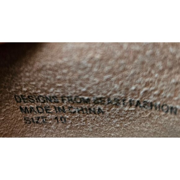 Beast Fashion "Sunny" Woman Bootie Size 10 Western Cut Out Pointed Toes Slip On - Picture 7 of 9